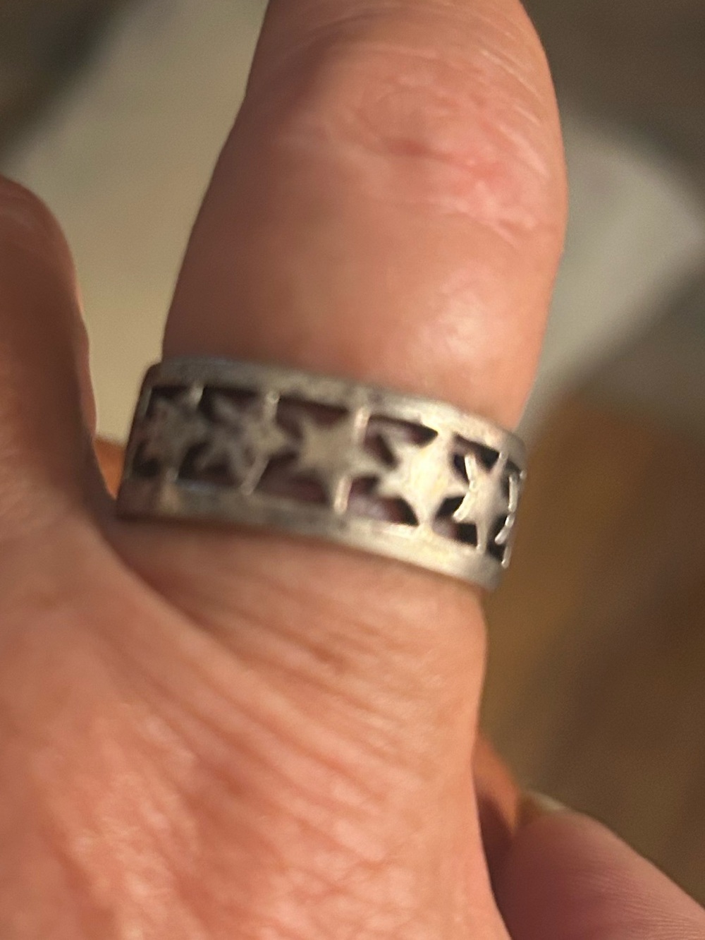 .925 star band ring